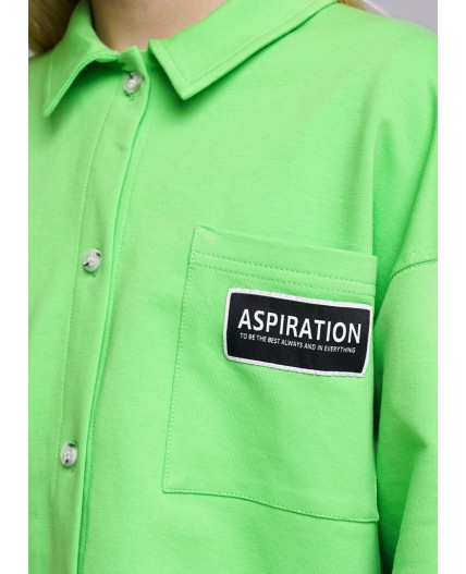 CLE Жакет дев. 846438/71у, св.зелёный