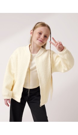 CLE Куртка дев. 757188/25лс, молочный