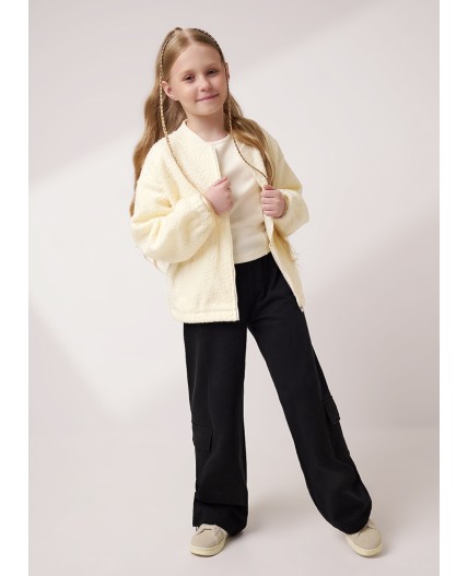 CLE Куртка дев. 757188/25лс, молочный