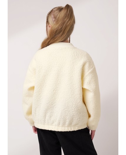 CLE Куртка дев. 757188/25лс, молочный