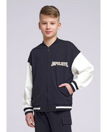 CLE Куртка мал. 846491/72у_п, т.серый