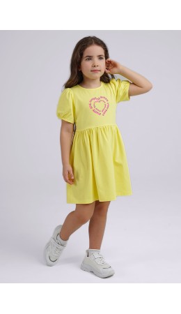 CLE Платье дев. 846322г_п, св.жёлтый
