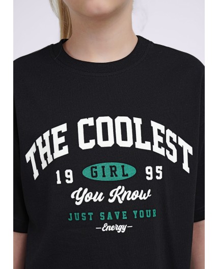 CLE Футболка дев. 746753/84кд_п1, чёрный