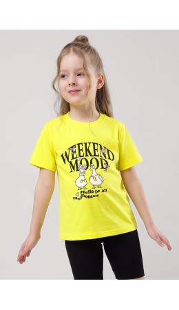 CLE Футболка дев. 757119кд_п, жёлтый