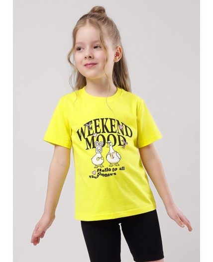 CLE Футболка дев. 757119кд_п, жёлтый