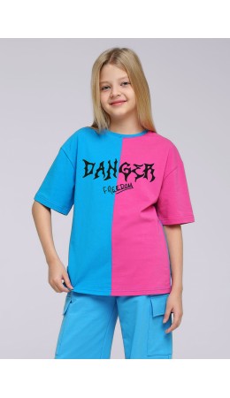 CLE Футболка дев. 846509/73г_п, голубой