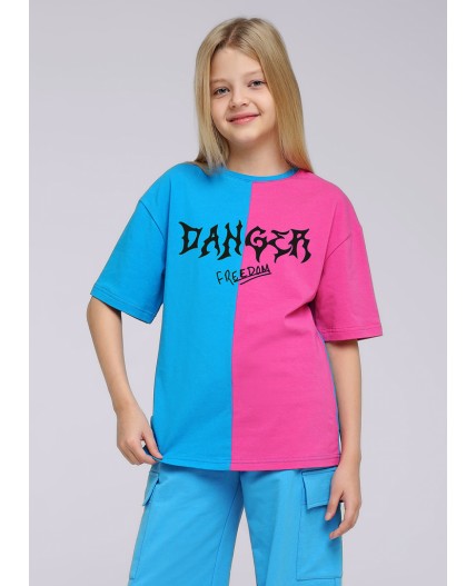 CLE Футболка дев. 846509/73г_п, голубой