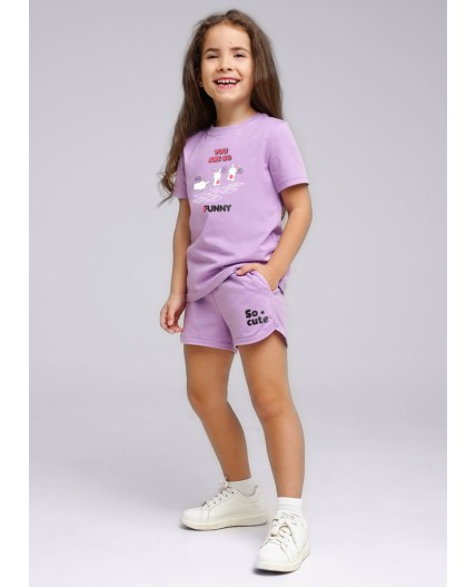 CLE Шорты дев. 846420кд_п, св.фиолетовый