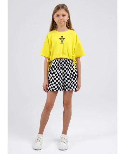 CLE Шорты дев. 846586/77гн, белый/чёрный