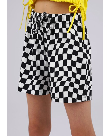 CLE Шорты дев. 846586/77гн, белый/чёрный