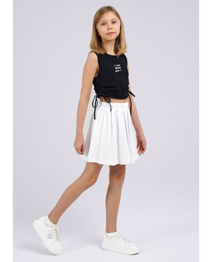 CLE Юбка дев. 846582/77зз, белый