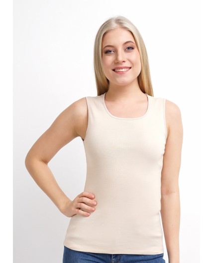 CLES LM115т Майка жен. Market line, бежевый