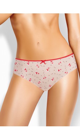 CLE B1199/2 Трусы жен. Новогоднее чудо, св.бежевый/молочный