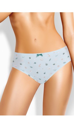 CLE BR1200/1 Трусы жен. Пихта, св.бирюзовый/молочный