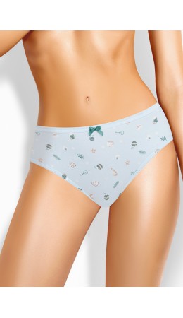 CLE C1200/1 Трусы жен. Пихта, св.бирюзовый/молочный