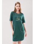 CLE LDR15-1201 Платье жен. Морозко, т.зелёный