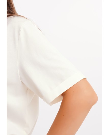 CLE LP15-1202/2 Набор одежды жен. Конфетти, молочный/красный