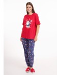 CLE LP15-1202/3 Набор одежды жен. Конфетти, красный/т.синий