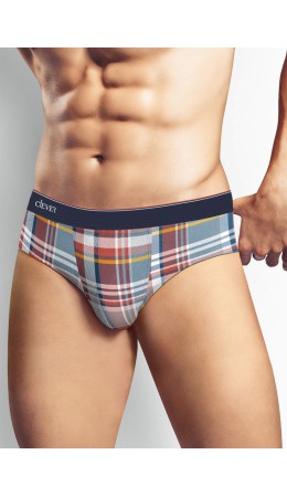 CLE MCH522713 Трусы муж., т.оранжевый/джинсовый