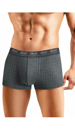 CLE MH450813 Трусы муж., т.серый/св.зелёный