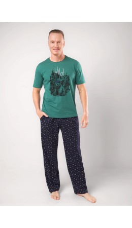 CLE MHP450763/2 Набор одежды муж., зелёный/т.синий