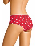 CLE SH1199/1 Трусы жен. Новогоднее чудо, красный/молочный