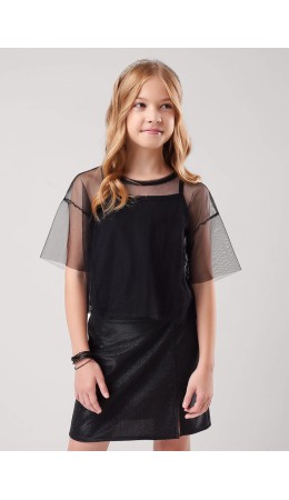 CLE Джемпер дев. 757242/26кд, чёрный