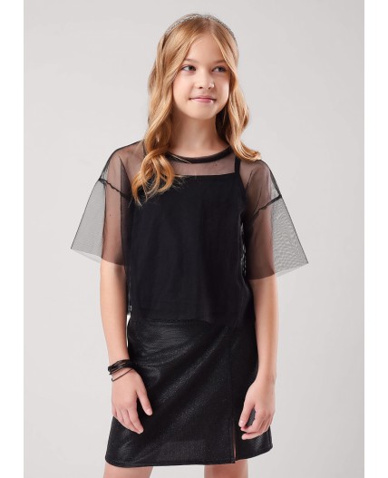 CLE Джемпер дев. 757242/26кд, чёрный