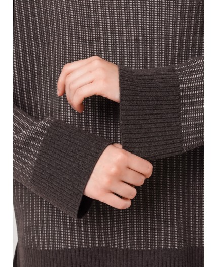 CLE Джемпер жен. 154597/192ак, меланж бежевый