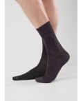 CLE Носки муж.М101Л мерс.хл, меланж т.серый