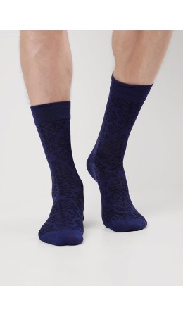 CLE Носки муж.М101Л мерс.хл, т.синий
