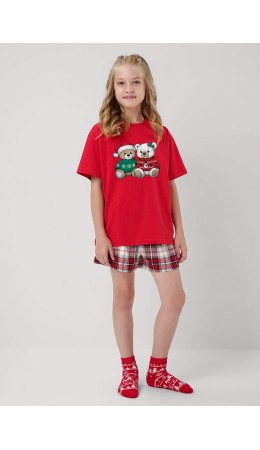 CLE Пижама дев. 759555/29кд_п, красный