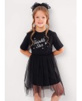CLE Платье дев. 757255/26кд_п, чёрный