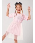 CLE Платье дев. 757255/26кд_п, св.розовый