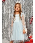 CLE Платье дев. 757256/26г_п, голубой