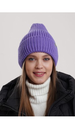 CLE Шапка 433929ап флис, фиолетовый