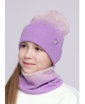 CLE Шапка дет. 533750вн, сиреневый/св.розовый