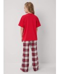 CLE Пижама дев. 759526/29кд_п, красный