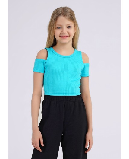 CLE Джемпер дев. 846432шл, бирюзовый
