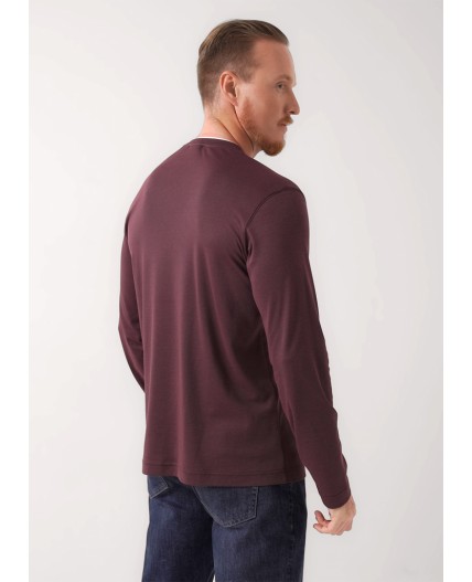 CLE Джемпер муж. 452264/07зэ, т.коричневый/т.синий