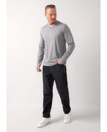 CLE Джемпер муж. 452264/07зэ maxi, т.серый/белый