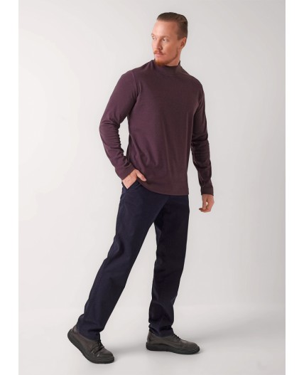 CLE Джемпер муж. 452620/07р, бордовый/т.бордовый