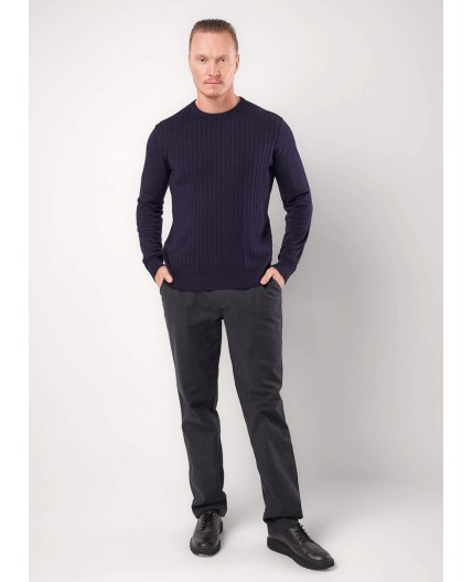 CLE Джемпер муж. 454556/15ха, т.синий