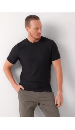 CLE Джемпер муж. 454566/11ха, меланж чёрный