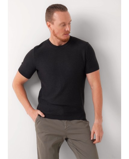 CLE Джемпер муж. 454566/11ха, меланж чёрный