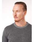 CLE Джемпер муж. 454601/18аш, меланж серый