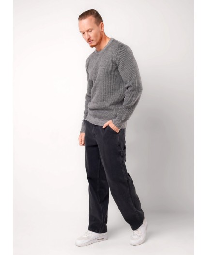 CLE Джемпер муж. 454601/18аш, меланж серый