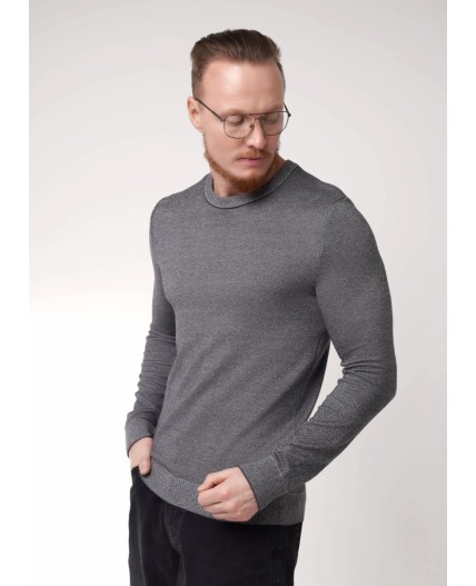 CLE Джемпер муж. 654163ха, меланж серый