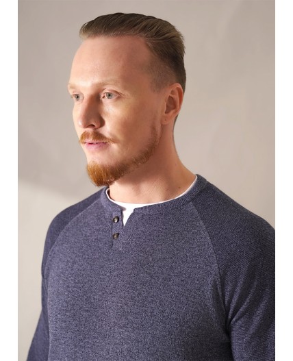 CLE Джемпер муж. 654407хпэ, мулине джинсовый