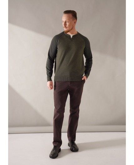 CLE Джемпер муж. 654407хпэ, мулине хаки